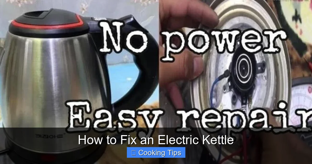 How to Fix an Electric Kettle