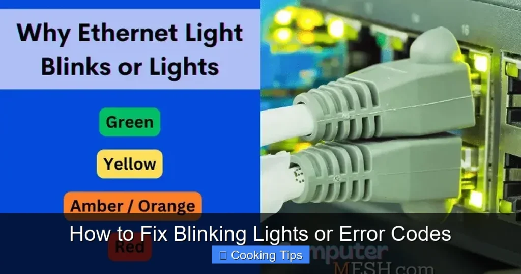 How to Fix Blinking Lights or Error Codes How to Fix Blinking Lights or Error Codes