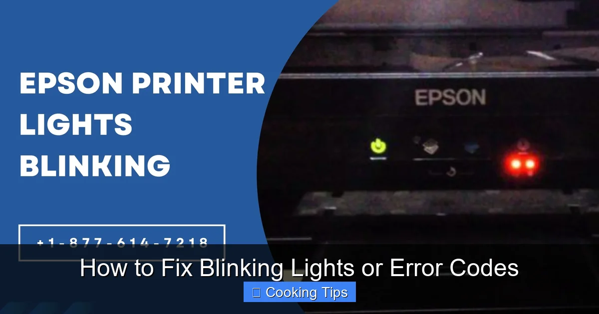 How to Fix Blinking Lights or Error Codes