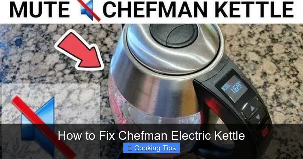 How to Fix Chefman Electric Kettle