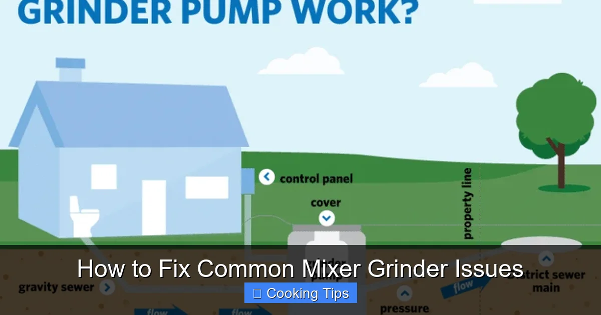 How to Fix Common Mixer Grinder Issues