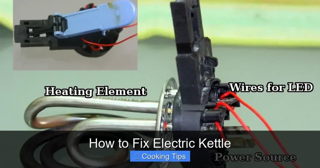 How to Fix Electric Kettle