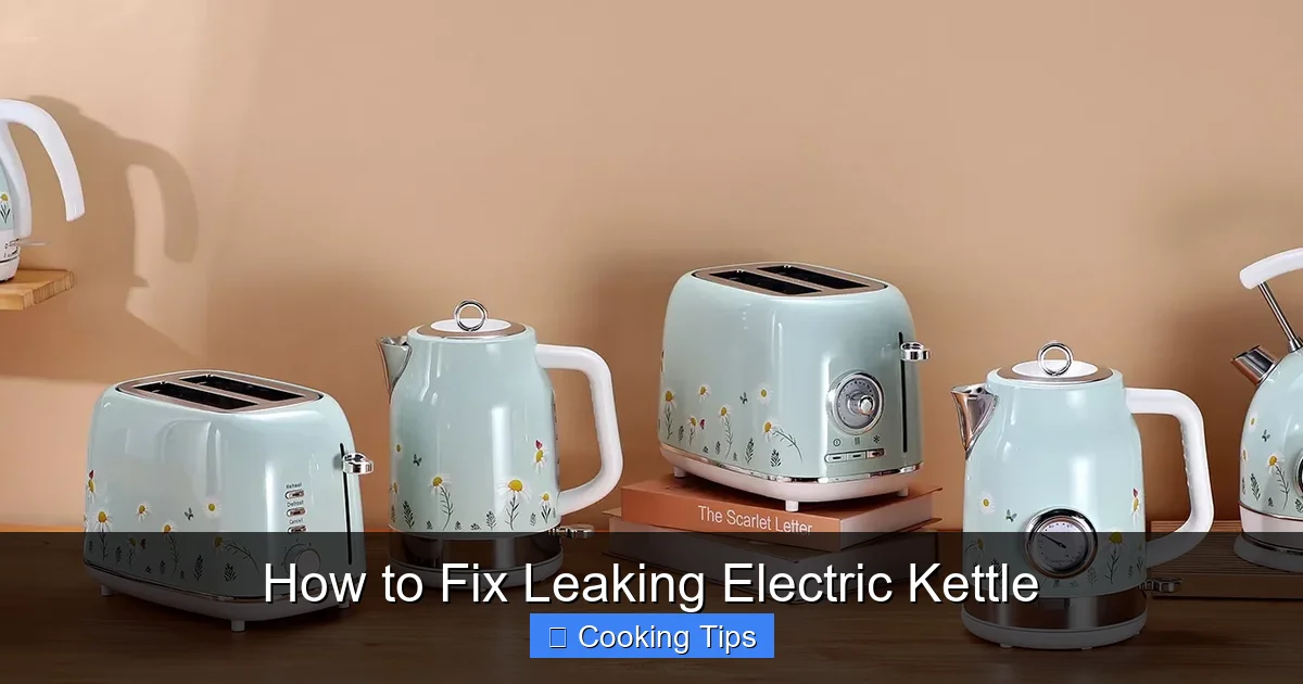 How to Fix Leaking Electric Kettle
