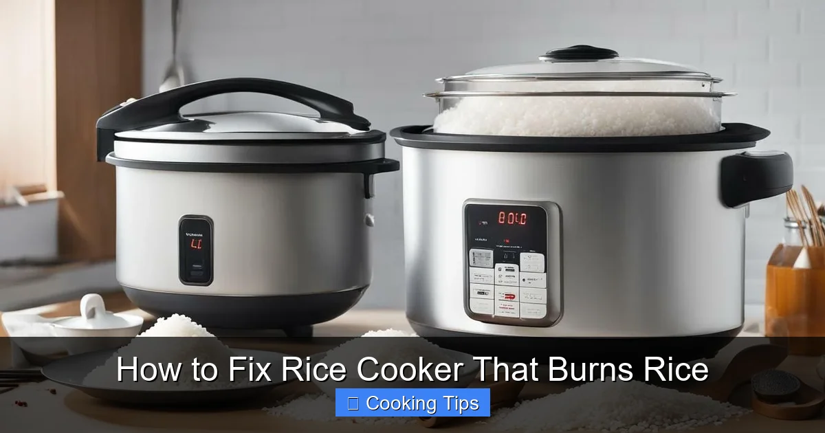 How to Fix Rice Cooker That Burns Rice
