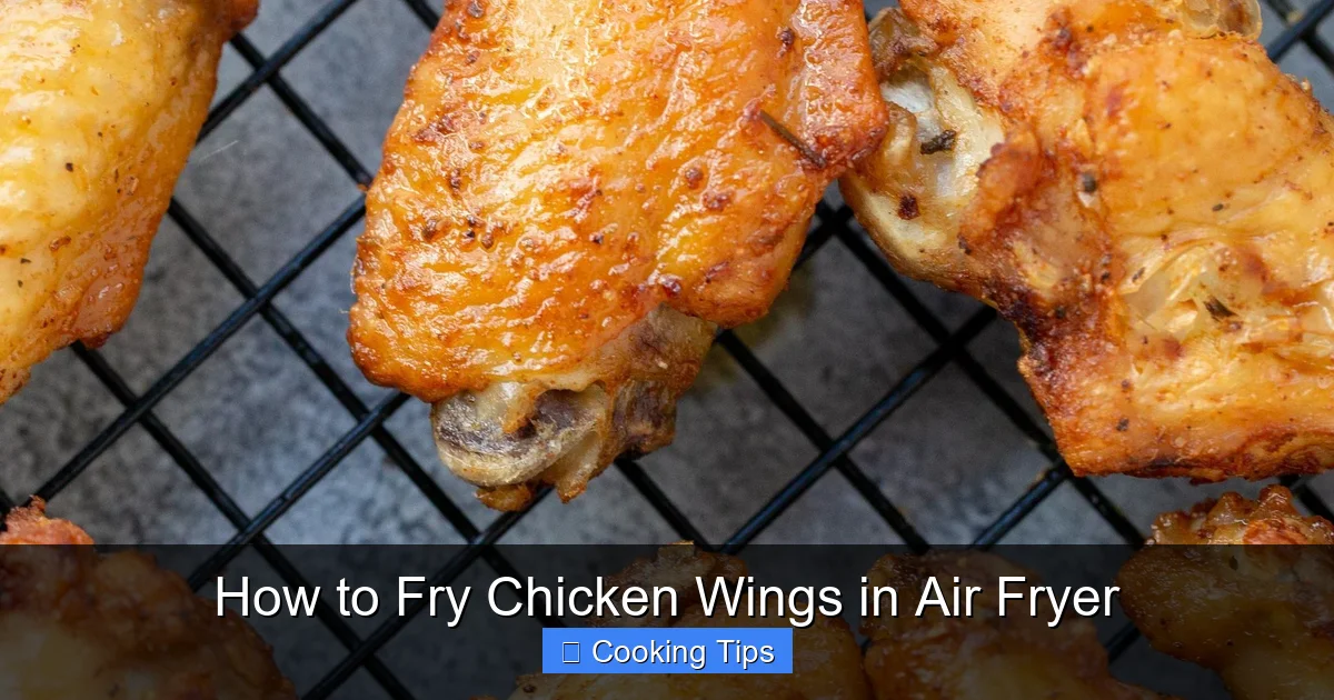 How to Fry Chicken Wings in Air Fryer