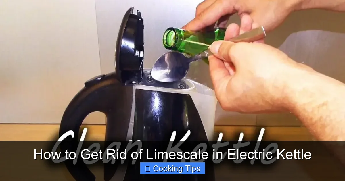 How to Get Rid of Limescale in Electric Kettle
