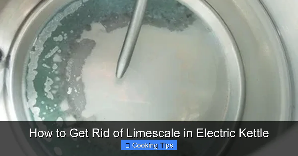 How to Get Rid of Limescale in Electric Kettle