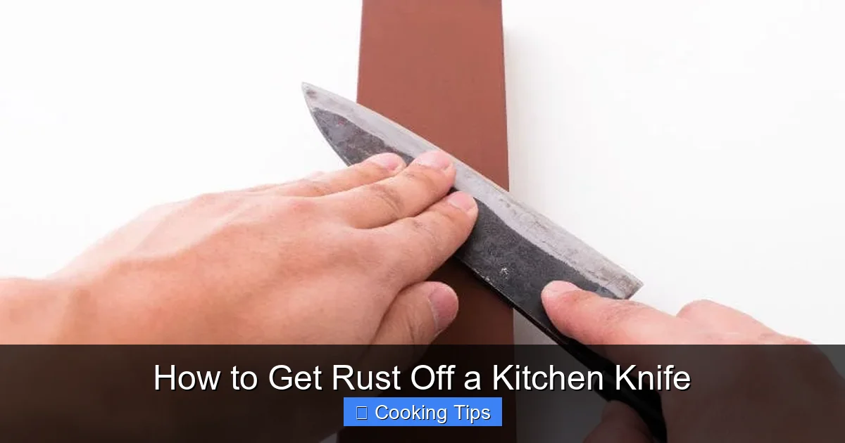 How to Get Rust Off a Kitchen Knife