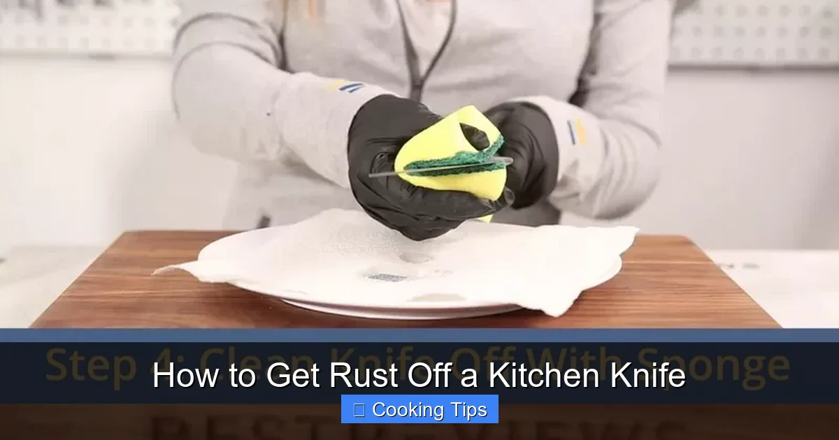 How to Get Rust Off a Kitchen Knife