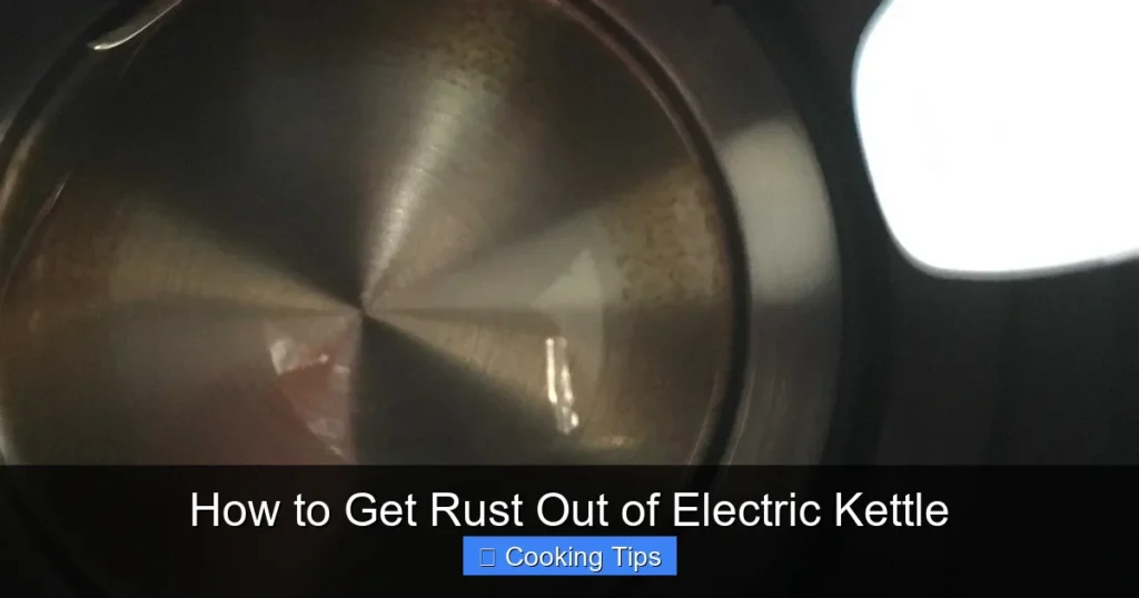 How to Get Rust Out of Electric Kettle