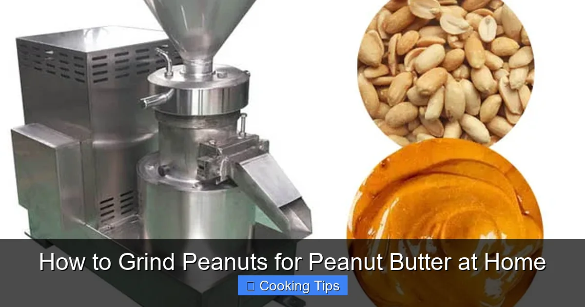 How to Grind Peanuts for Peanut Butter at Home