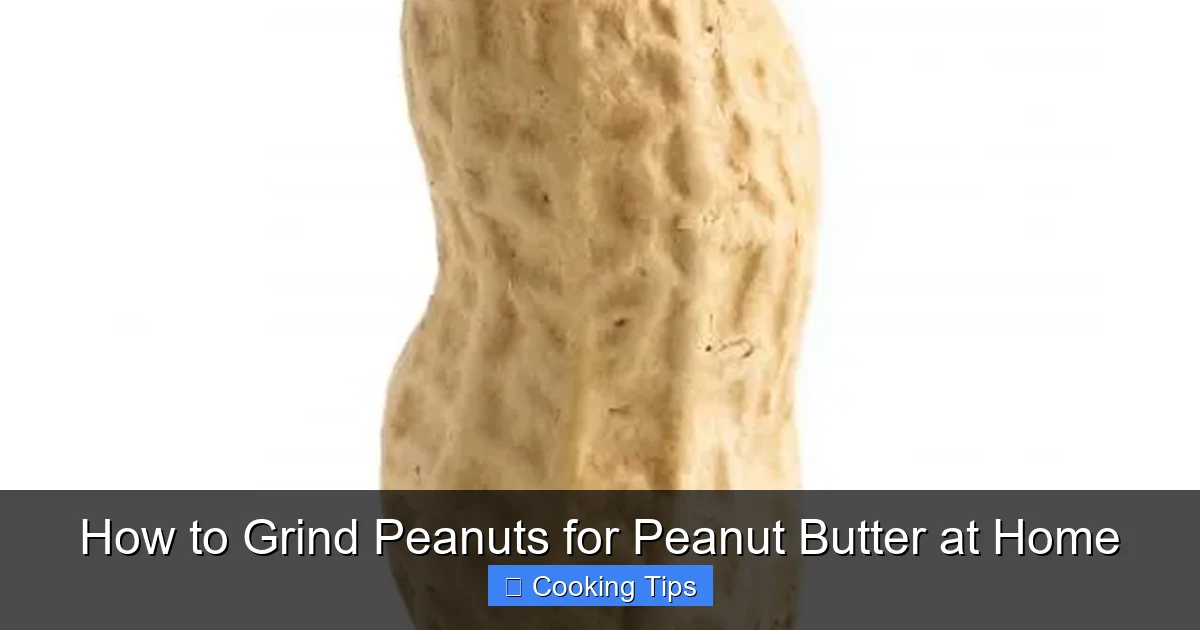 How to Grind Peanuts for Peanut Butter at Home
