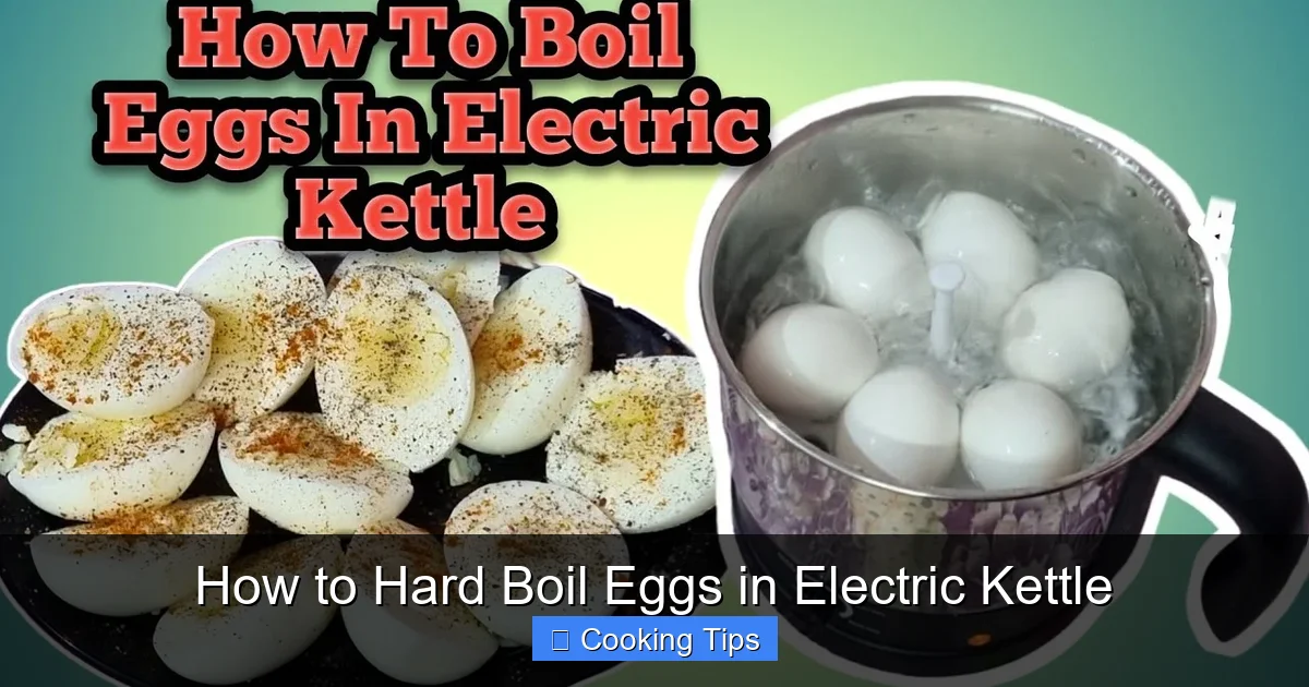 How to Hard Boil Eggs in Electric Kettle