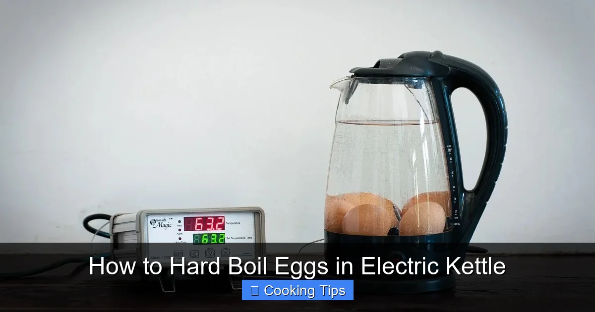 How to Hard Boil Eggs in Electric Kettle