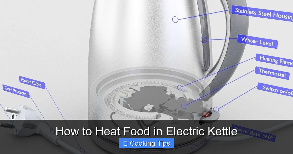 How to Heat Food in Electric Kettle