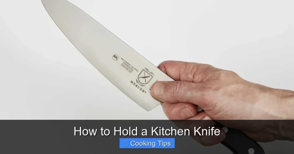 How to Hold a Kitchen Knife