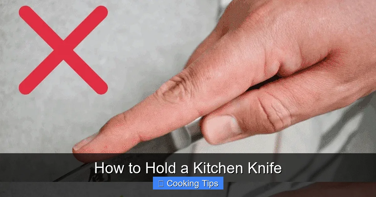 How to Hold a Kitchen Knife