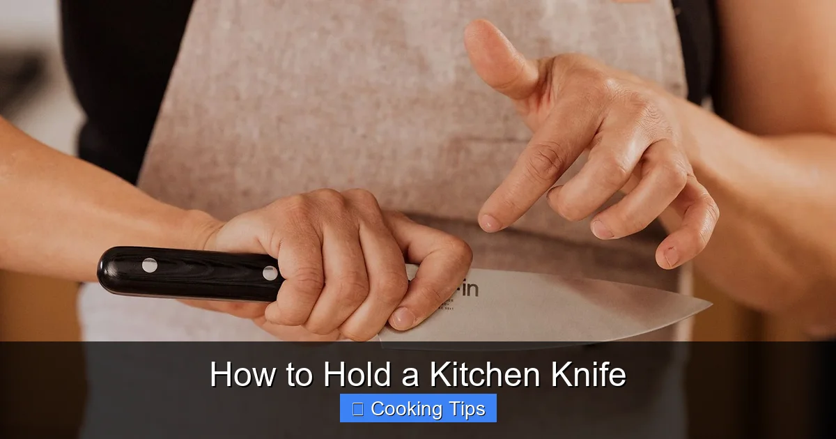 How to Hold a Kitchen Knife