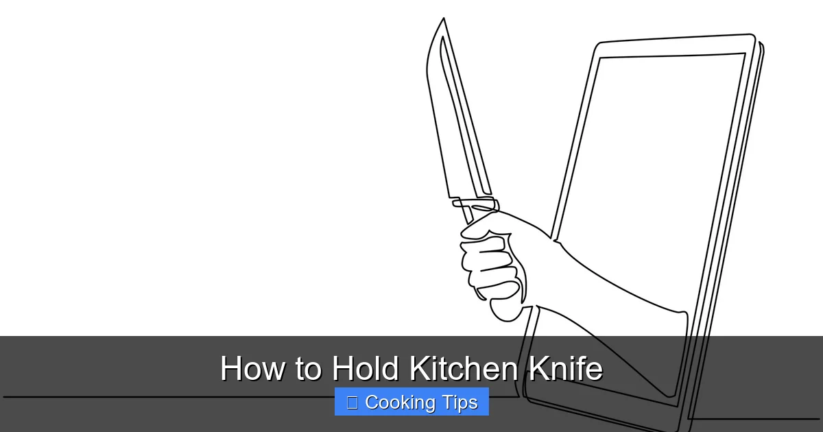 How to Hold Kitchen Knife