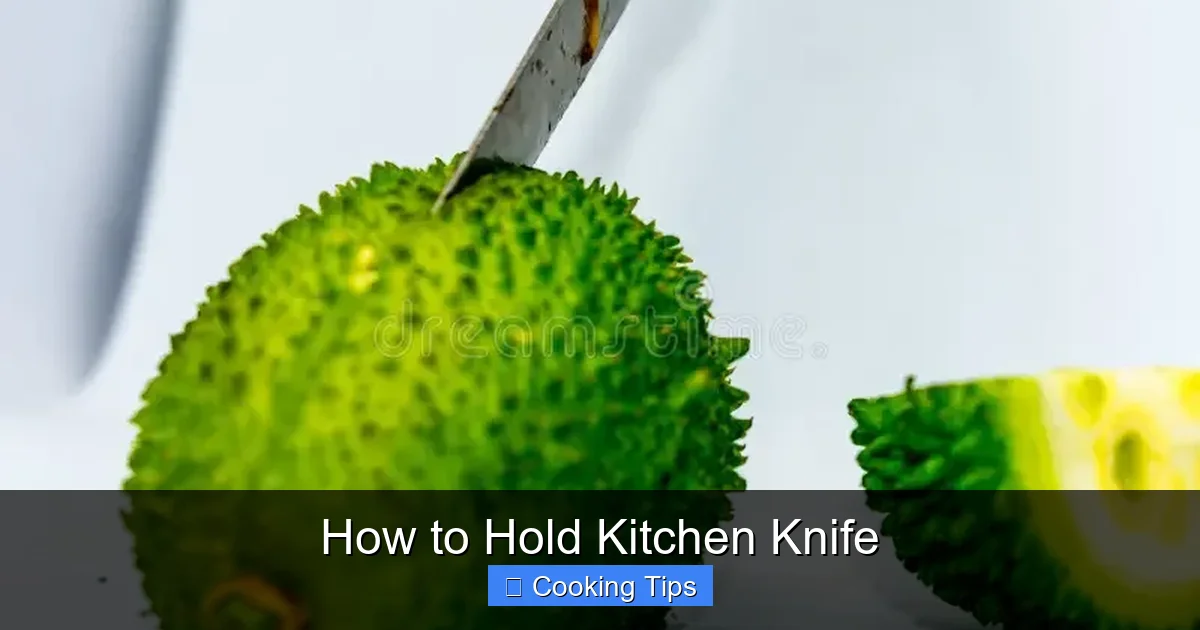 How to Hold Kitchen Knife