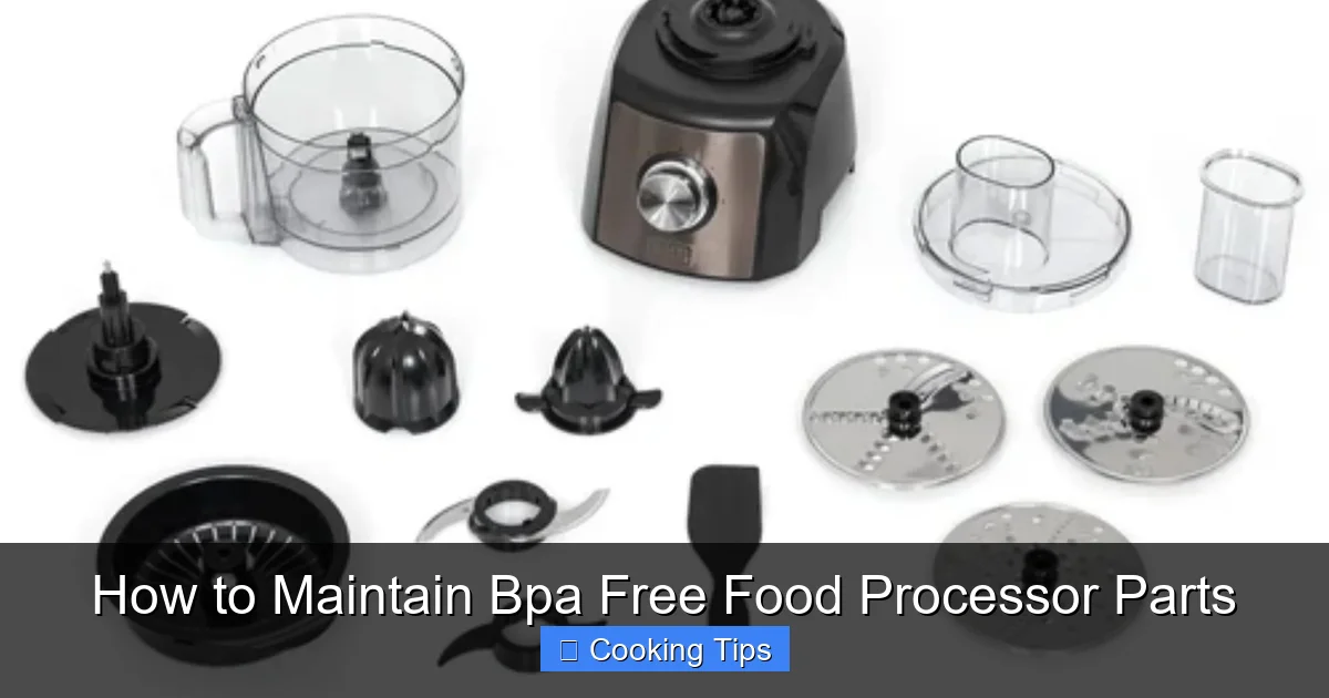 How to Maintain Bpa Free Food Processor Parts