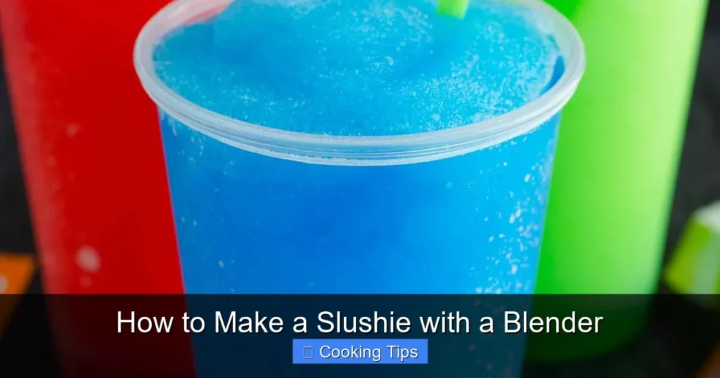 How to Make a Slushie with a Blender How to Make a Slushie with a Blender