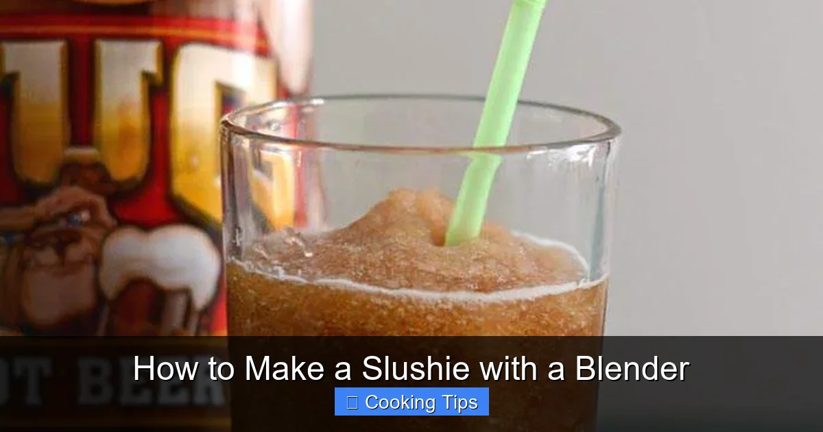 How to Make a Slushie with a Blender