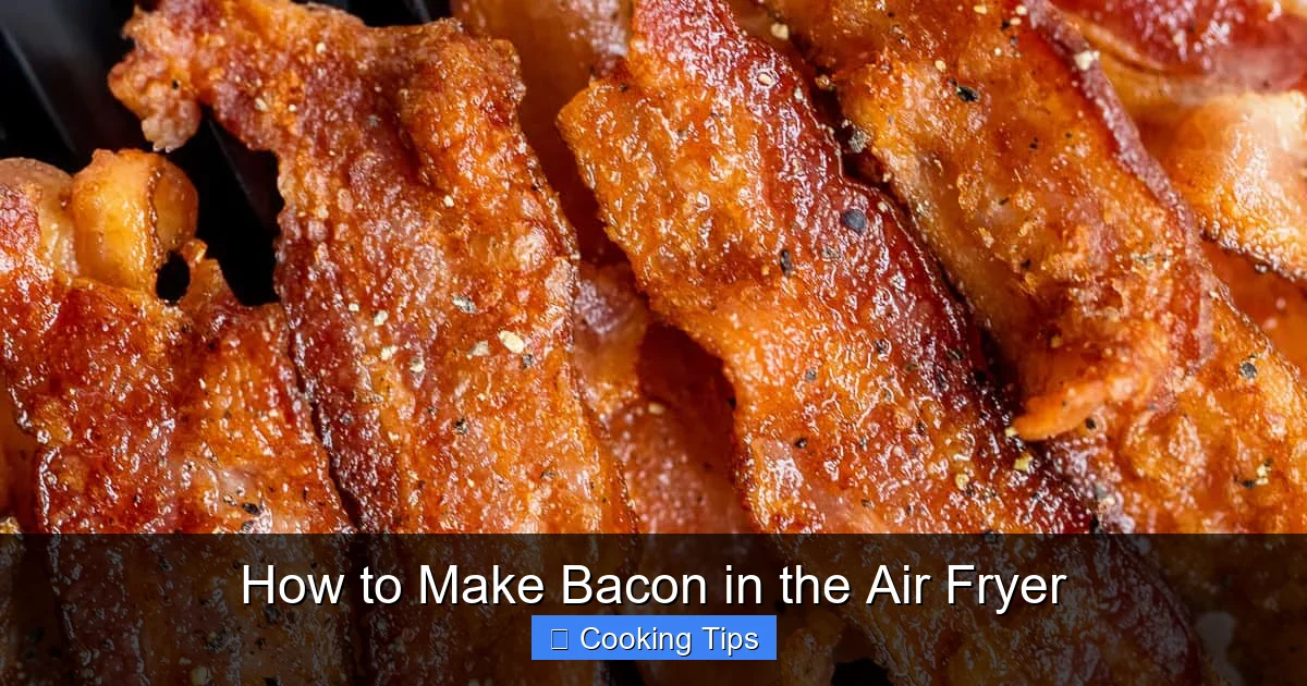 How to Make Bacon in the Air Fryer