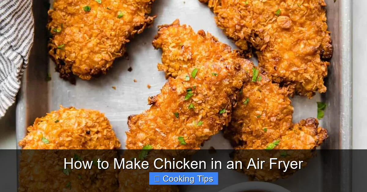 How to Make Chicken in an Air Fryer
