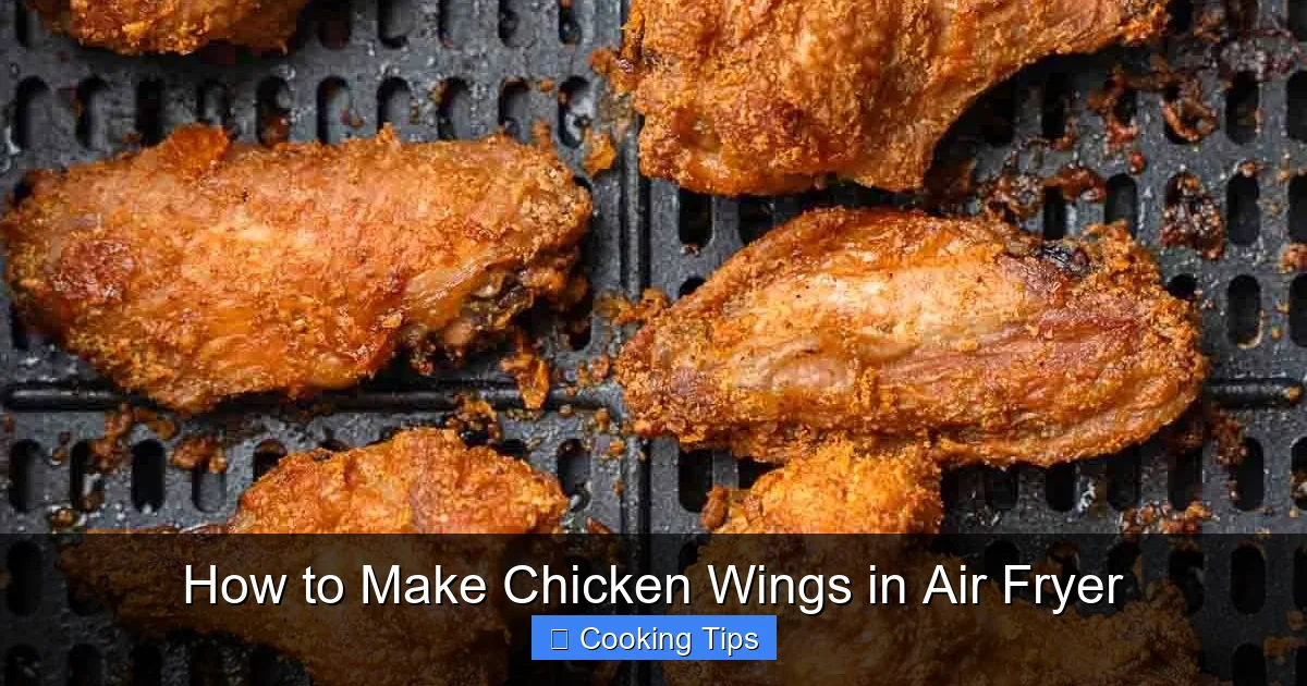 How to Make Chicken Wings in Air Fryer