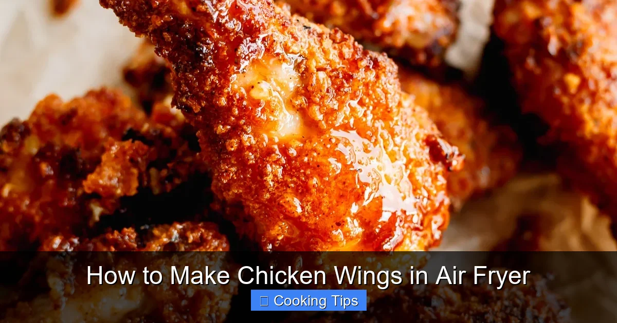 How to Make Chicken Wings in Air Fryer