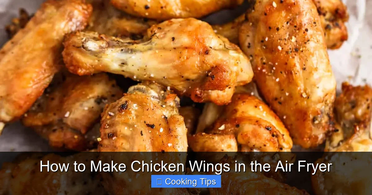 How to Make Chicken Wings in the Air Fryer