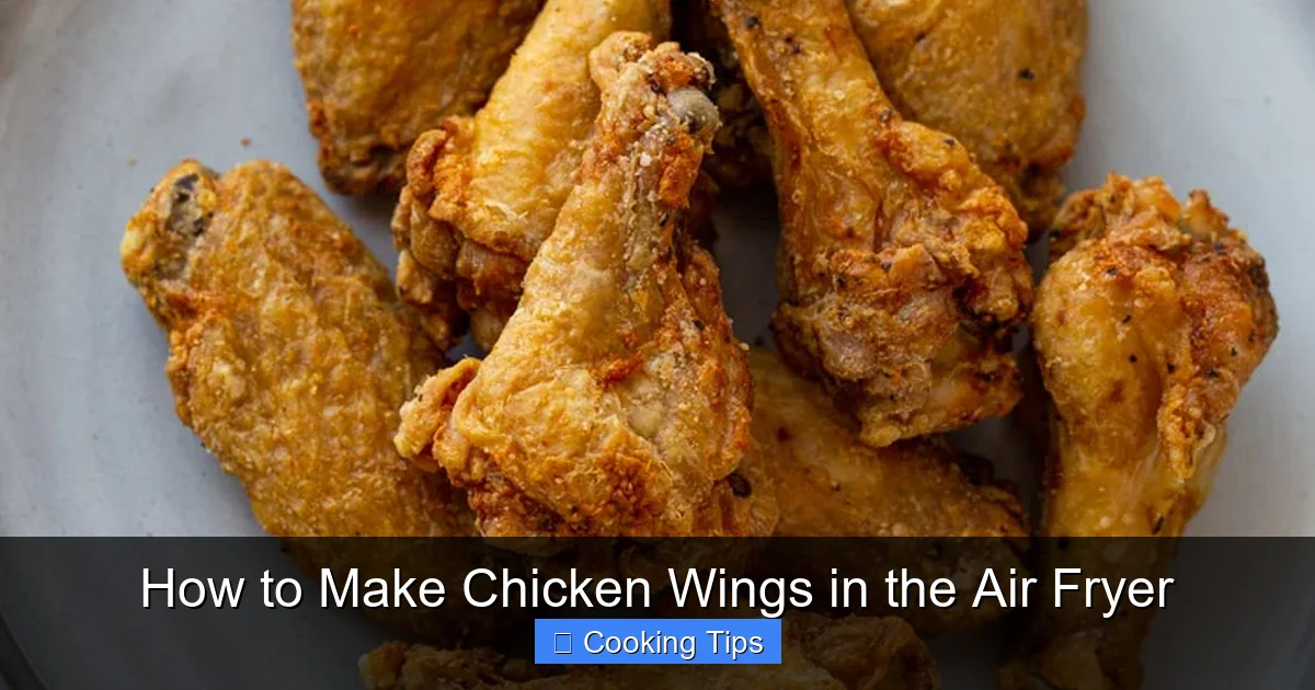 How to Make Chicken Wings in the Air Fryer