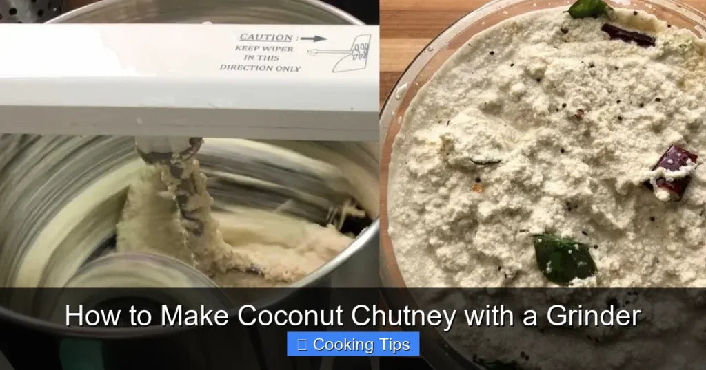 How to Make Coconut Chutney with a Grinder