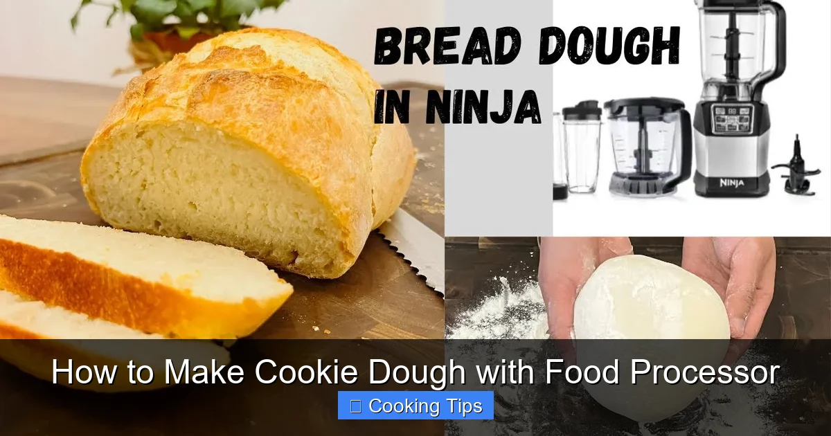 How to Make Cookie Dough with Food Processor