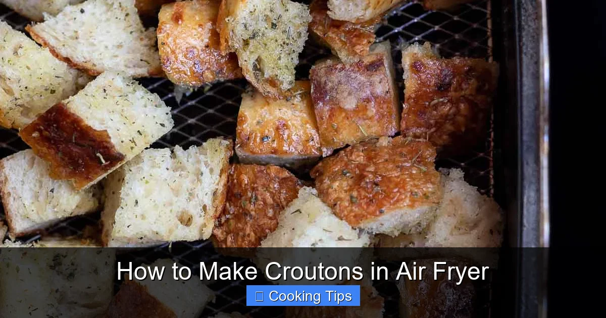 How to Make Croutons in Air Fryer