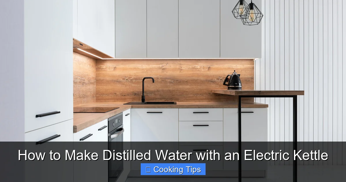 How to Make Distilled Water with an Electric Kettle