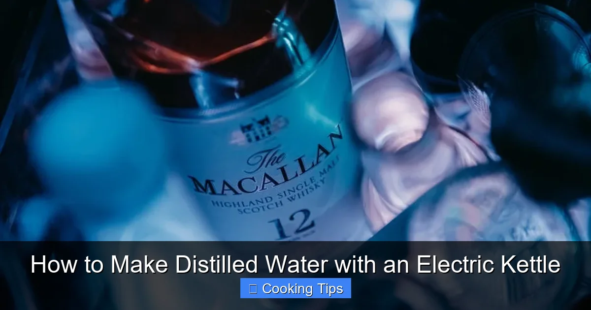 How to Make Distilled Water with an Electric Kettle