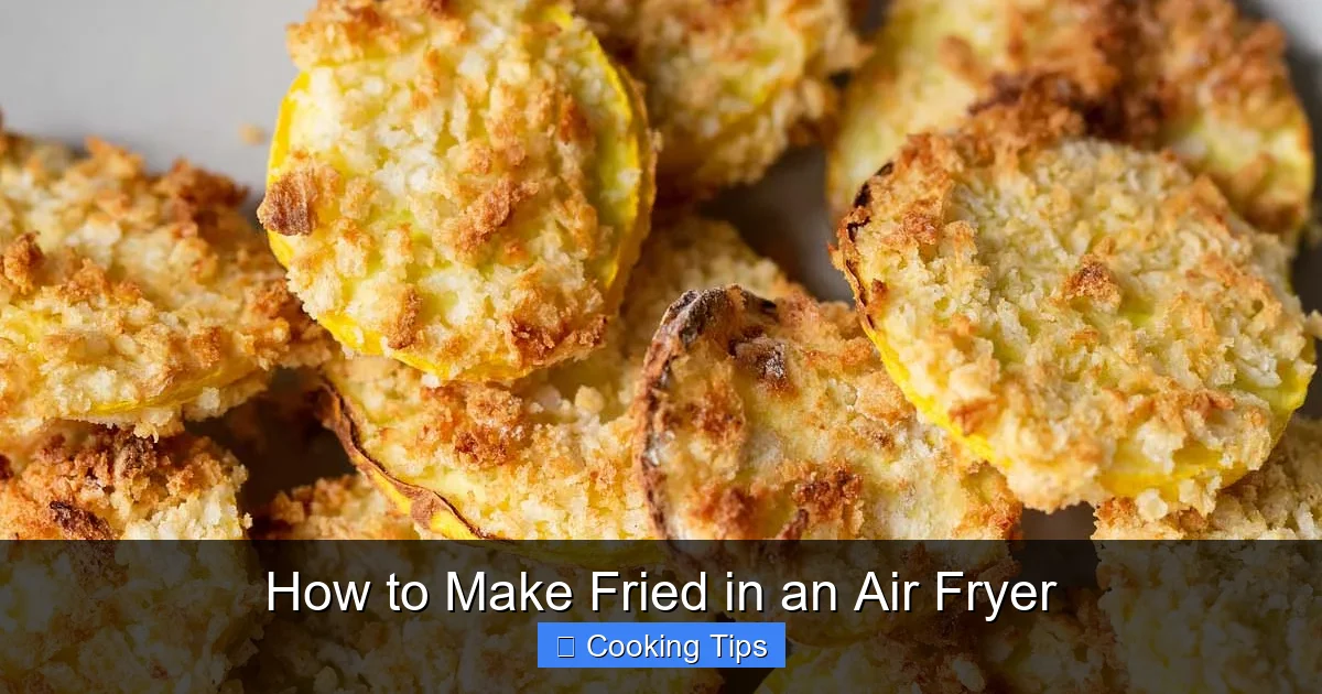 How to Make Fried in an Air Fryer
