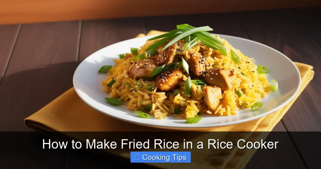 How to Make Fried Rice in a Rice Cooker