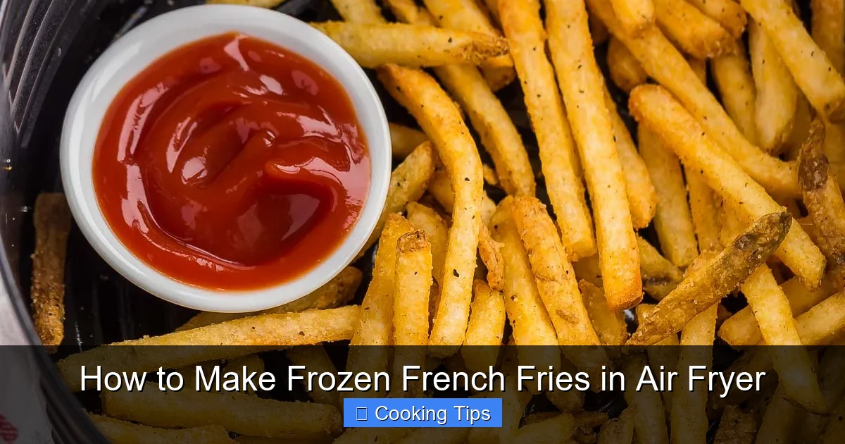 How to Make Frozen French Fries in Air Fryer