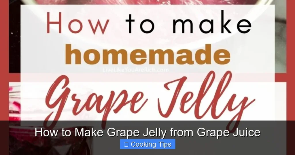 How to Make Grape Jelly from Grape Juice