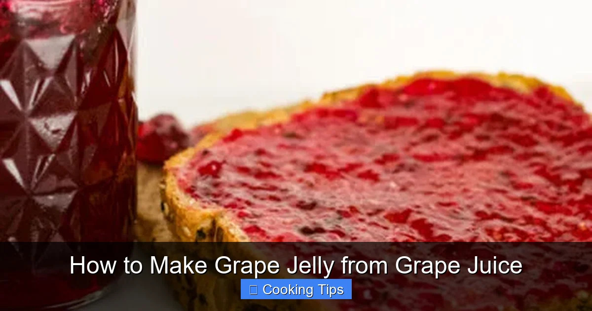 How to Make Grape Jelly from Grape Juice