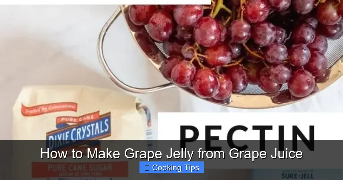 How to Make Grape Jelly from Grape Juice