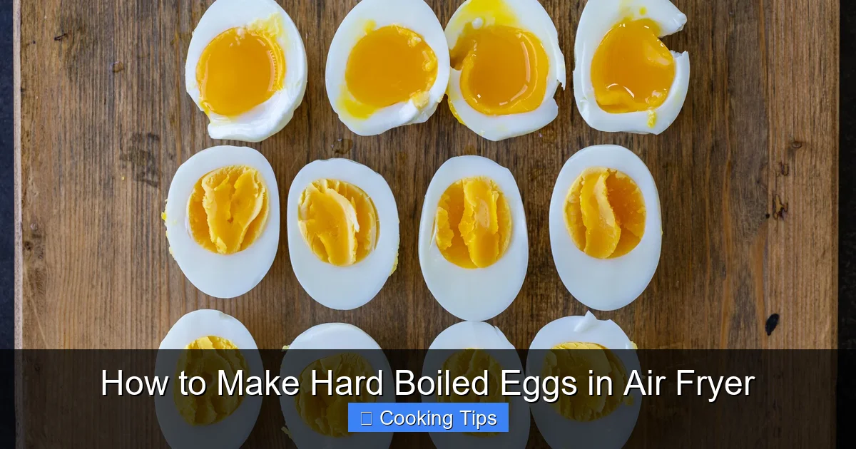 How to Make Hard Boiled Eggs in Air Fryer