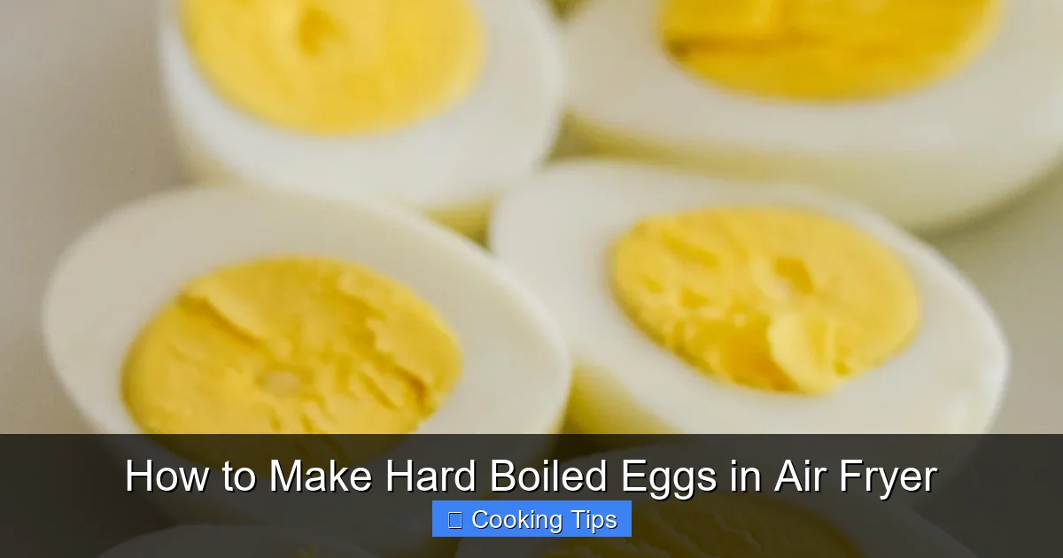 How to Make Hard Boiled Eggs in Air Fryer