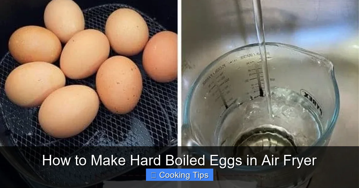 How to Make Hard Boiled Eggs in Air Fryer
