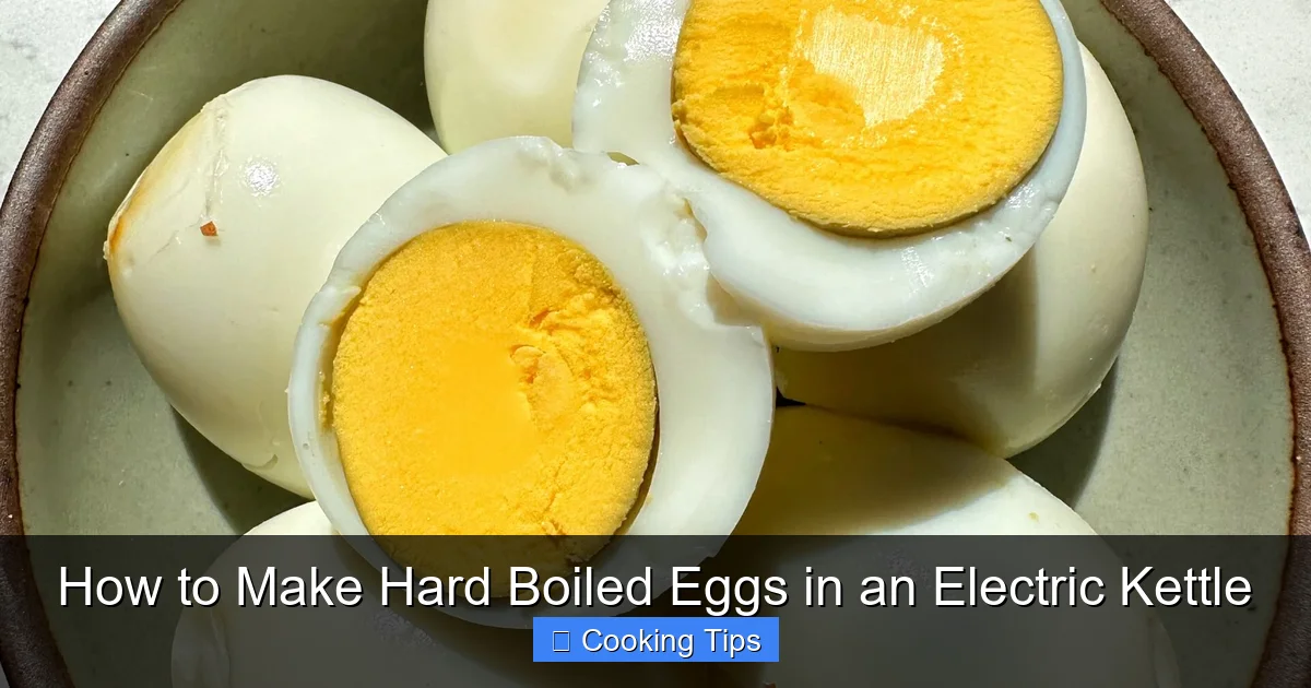 How to Make Hard Boiled Eggs in an Electric Kettle