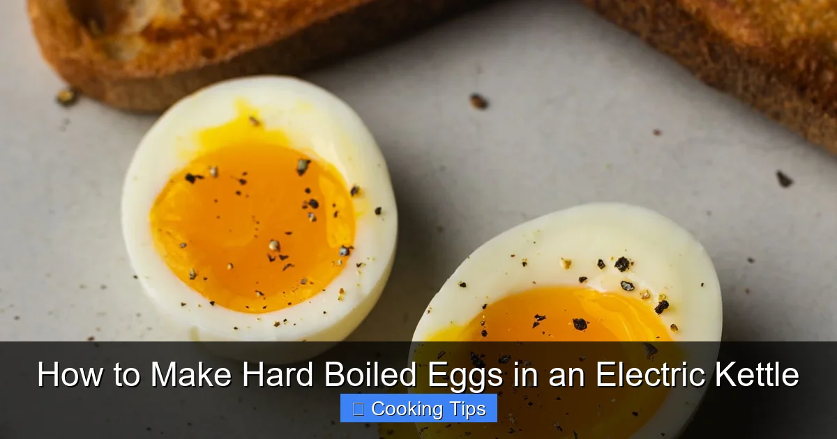 How to Make Hard Boiled Eggs in an Electric Kettle