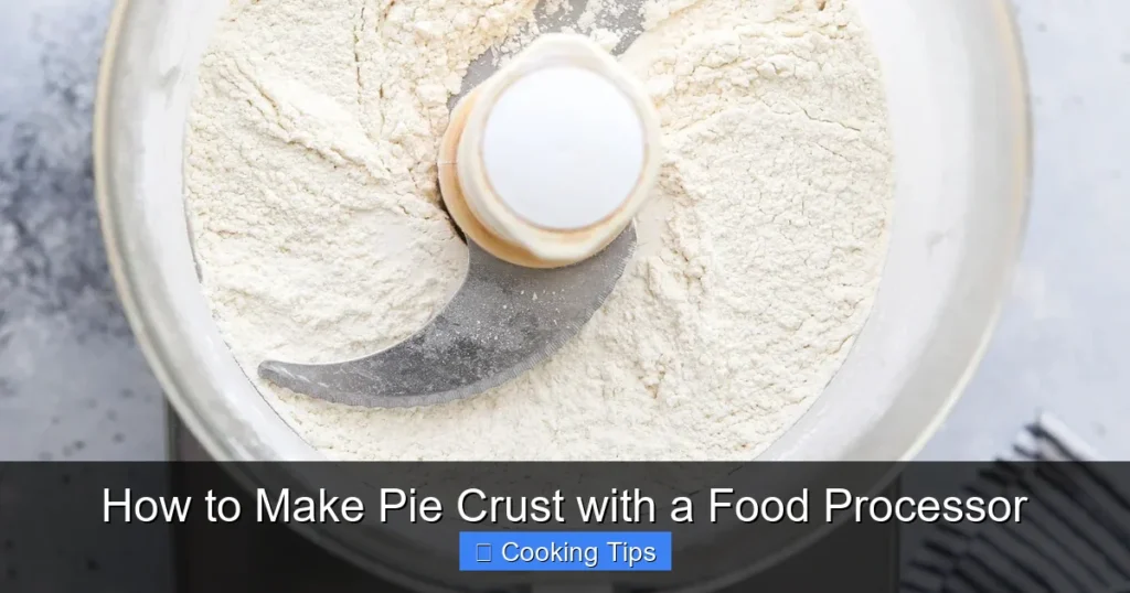 How to Make Pie Crust with a Food Processor
